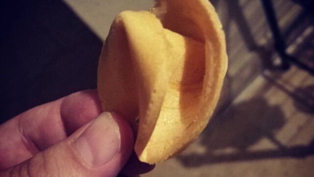 There’s no fortune in this cookie. Let the existential crisis begin!