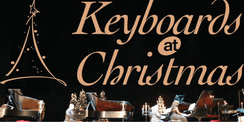 Keyboards at christmas.