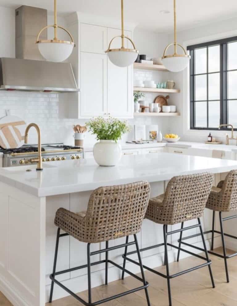 modern white kitchen 768x994