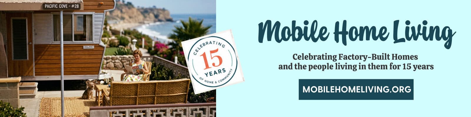 vintage banner celebrating for 15 years