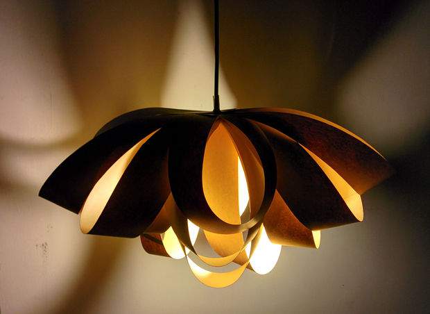 Decorative Bow Ceiling Light DIY tutorial