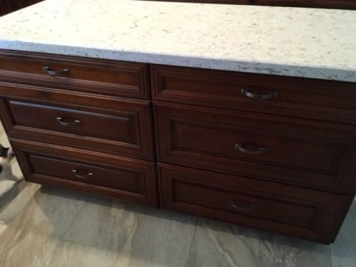 1960 Double Wide - kitchen after - new cabinetry