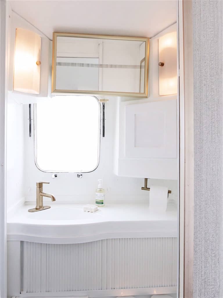 Dreamy Airstream Bathroom After