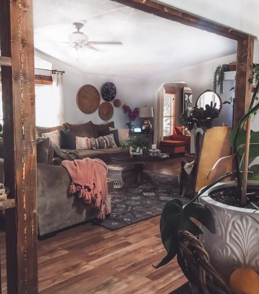 faded charm living interior