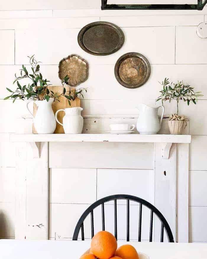 faux fireplace farmhouse style 2 1