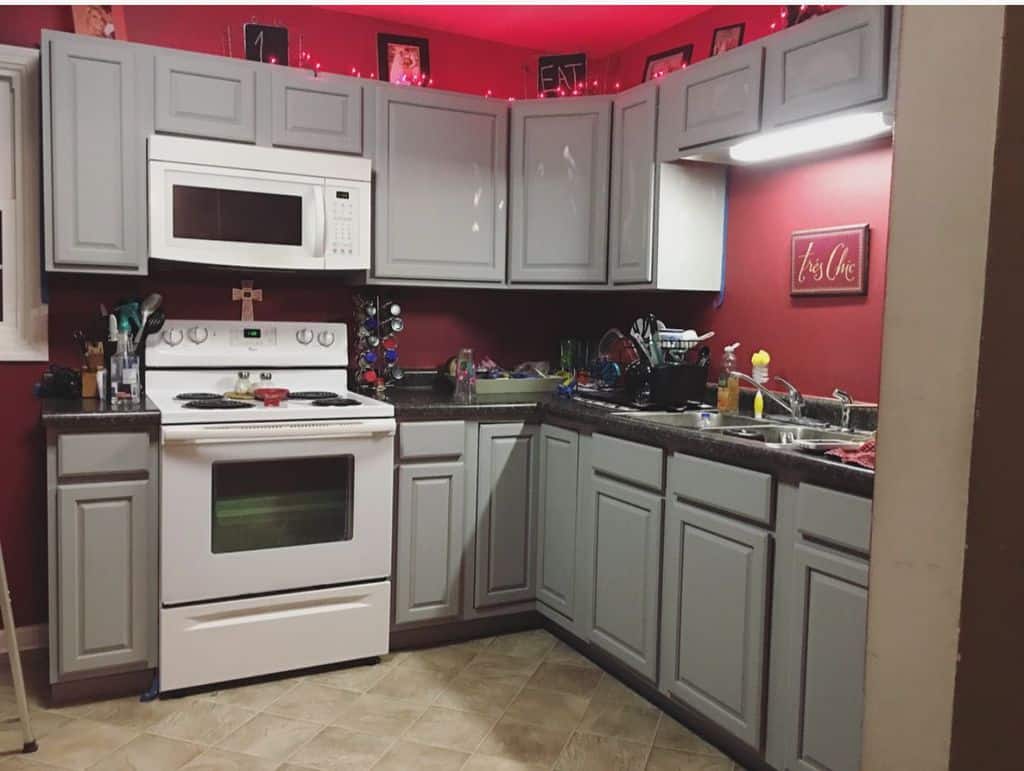 mobile-home-kitchen-cabinets-in-grey mobile home kitchen cabinets in grey