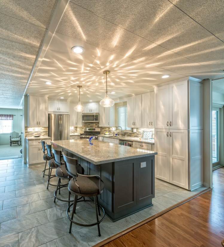 modern manufactured home kitchen remodel full kitchen 2
