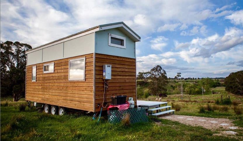 Shabby Chic Tiny House Exterior