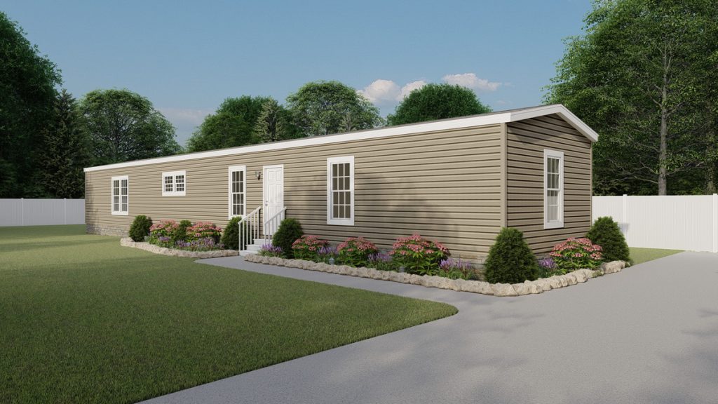 single wide home designs the bexar exterior
