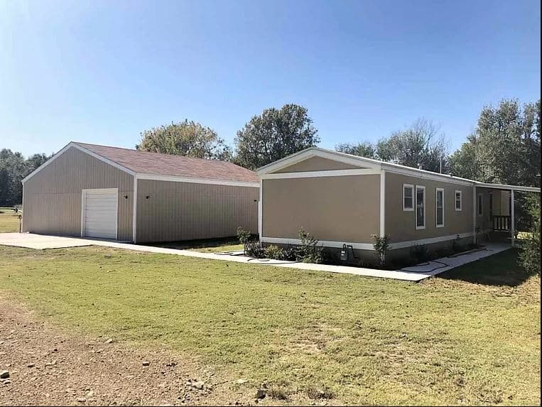 Single Wide With Matching Garage