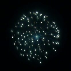 4″ White glittering / strobe