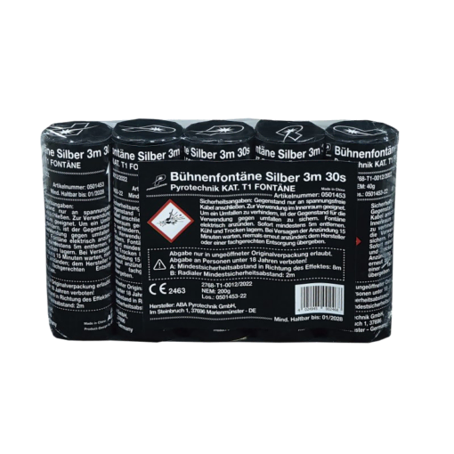 Silber Bühnenfontäne 3m 30s_0501453