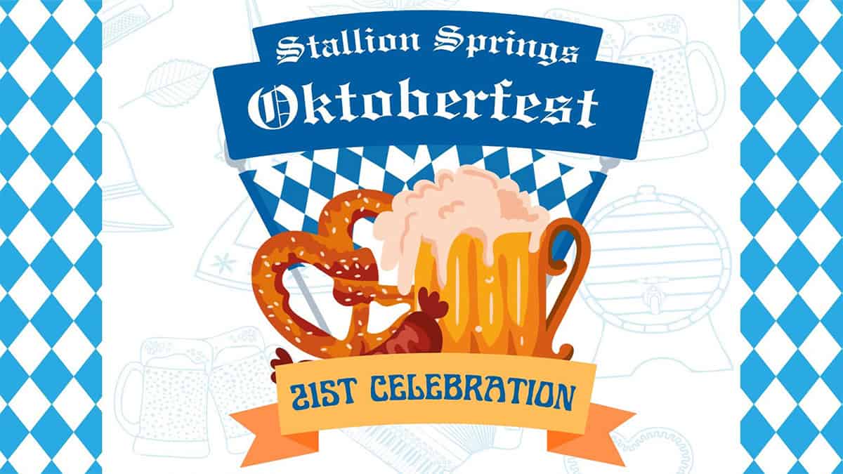 The 21st annual Stallion Springs Oktoberfest will be held on Saturday, Oct. 3 and includes the 12th annual VW cruise-in car show.