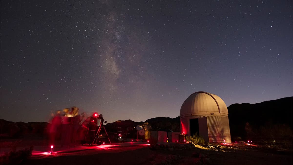 The glorious night sky of the Mojave Desert will be celebrated at the Night Sky Festival at venues around Twentynine Palms on Oct. 9 and 10. — NPS photo by Hannah Schwalbe