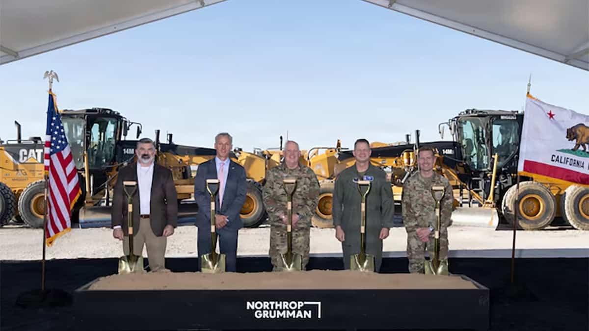 The Department of the Air Force and Northrop Grumman broke ground on the new final assembly line at Air Force Plant 42, marking a significant step toward expanding production capacity for the B-21 Raider and delivering combat capability to the Joint Force faster.