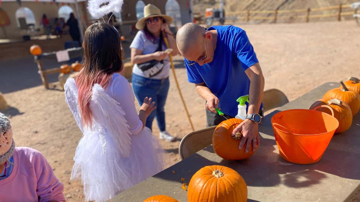 Pumpkin carving is just one of the fun events at Calico Ghost Town's annual Ghost Haunt. The popular event returns for two weekends this year.