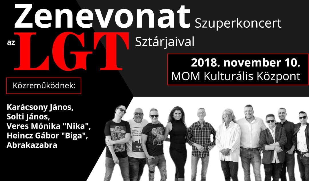 Zenevonat szuperkoncert az LGT sztárjaival
