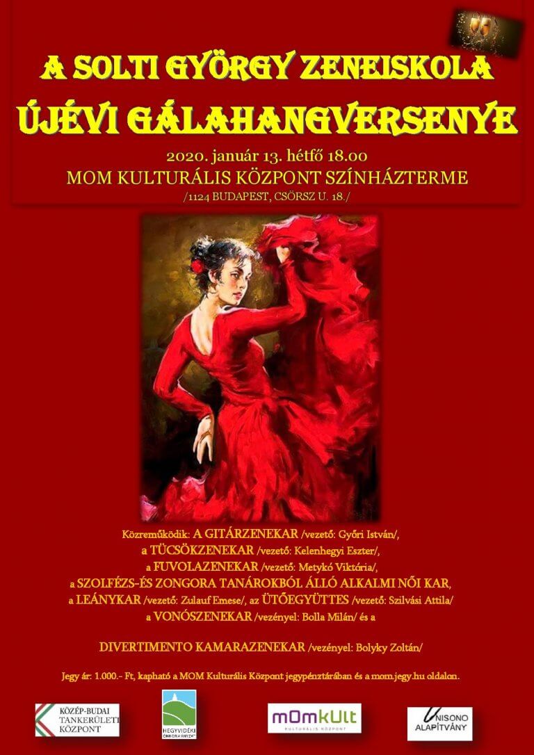 Solti György Zeneiskola | Újévi Gálahangverseny