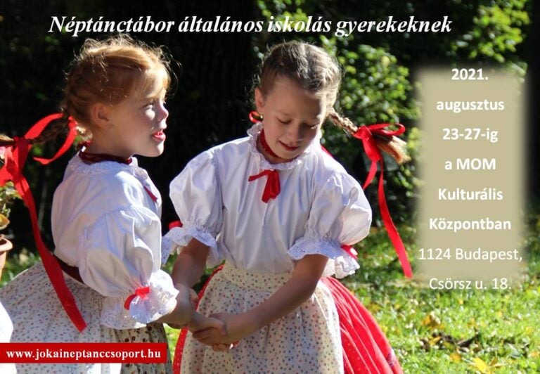Néptánctábor általános iskolás gyerekeknek