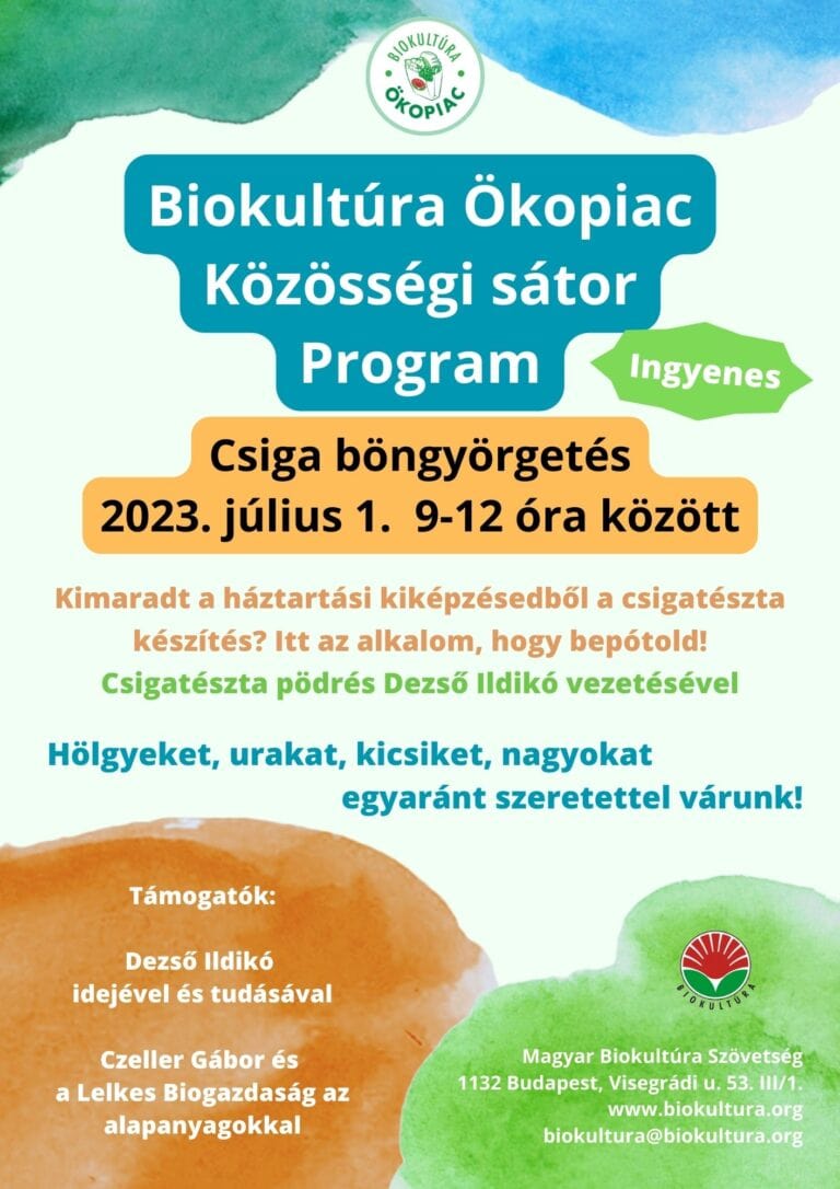 Csiga böngyörgetés