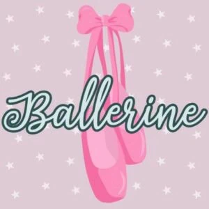 Anniversaire Ballerine zéro déchet