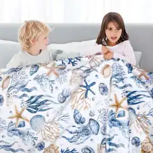 a beach throw cozy blanket great for a movie night