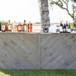 Grey Washed Rustic Bar