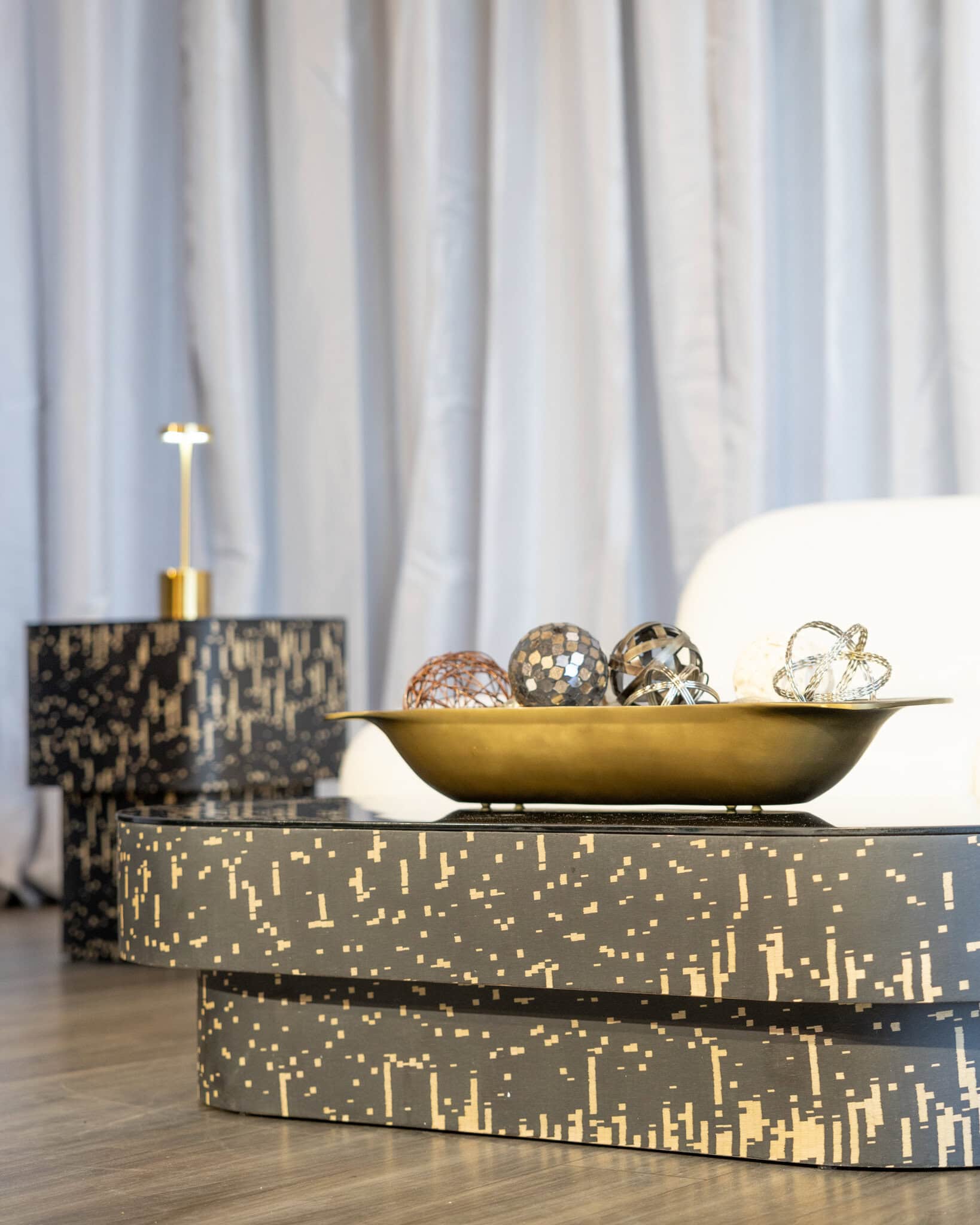 Decorative_Black_Coffee_Table_End_Table_Event_Decor_Event_Rental_Jacksonville