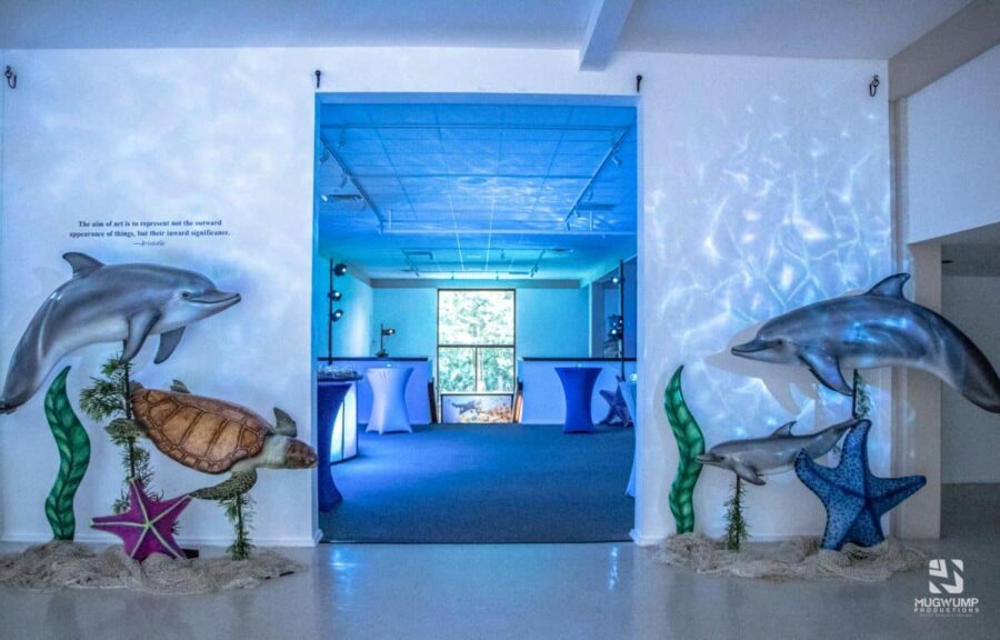 Dolphin-Sea-Turtle-Underwater-Themed-Event-Decor-Jacksonville