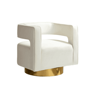 Santorini Chair_White_Leather_Accent_Chair_Event_Rentals_Jacksonville