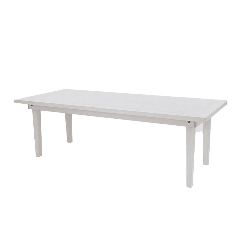 White Wooden Farm Table