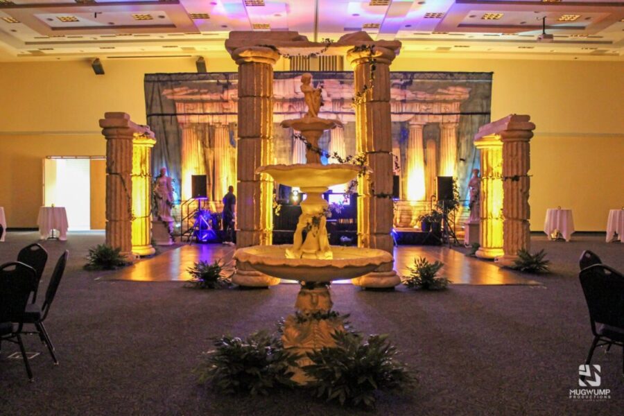 greek themed event