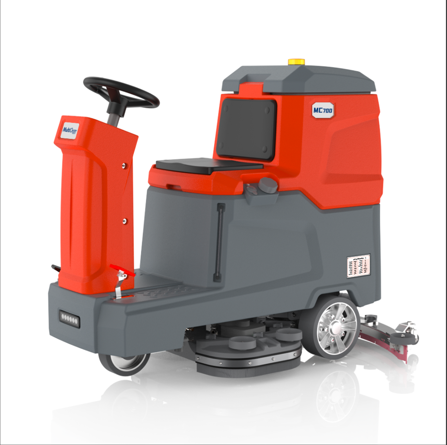 Autoscrubber hombre a bordo MC700
