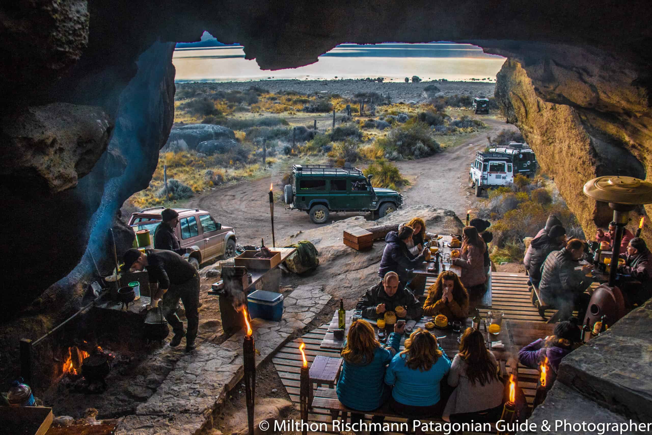 Grupo de turistas en Nativo Experience Patagonia