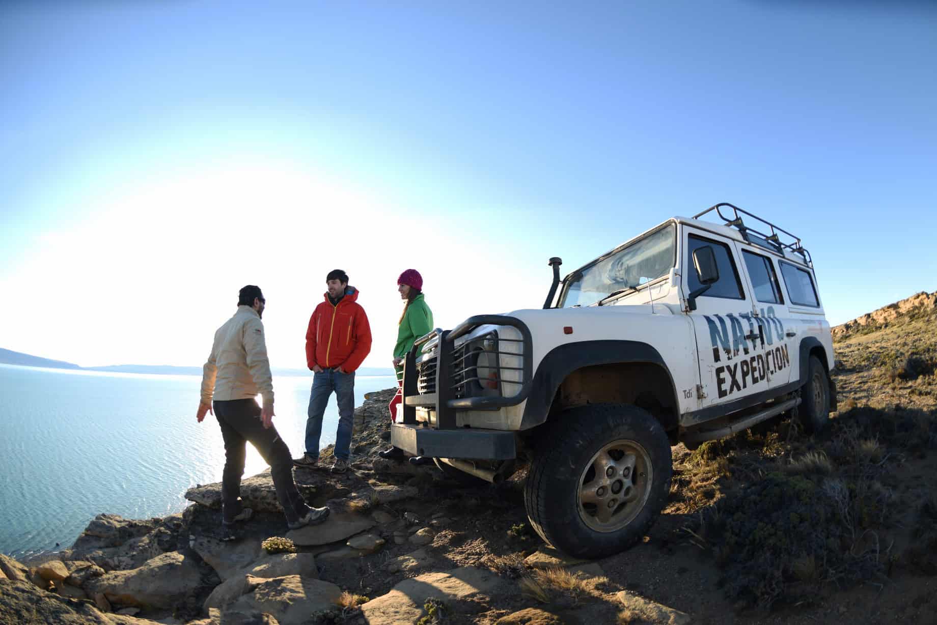 Turistas en mirador con 4x4 Nativo Experience