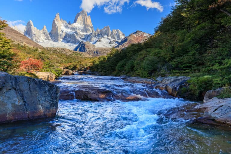 El Chaltén y el Río Poincenot, trekking en Patagonia