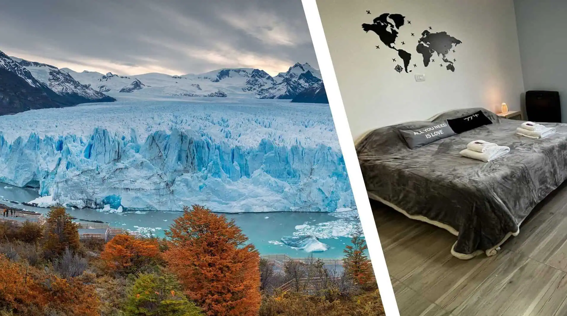 Paquete 4 días con alojamiento en El Calafate: glaciar Perito Moreno y departamento