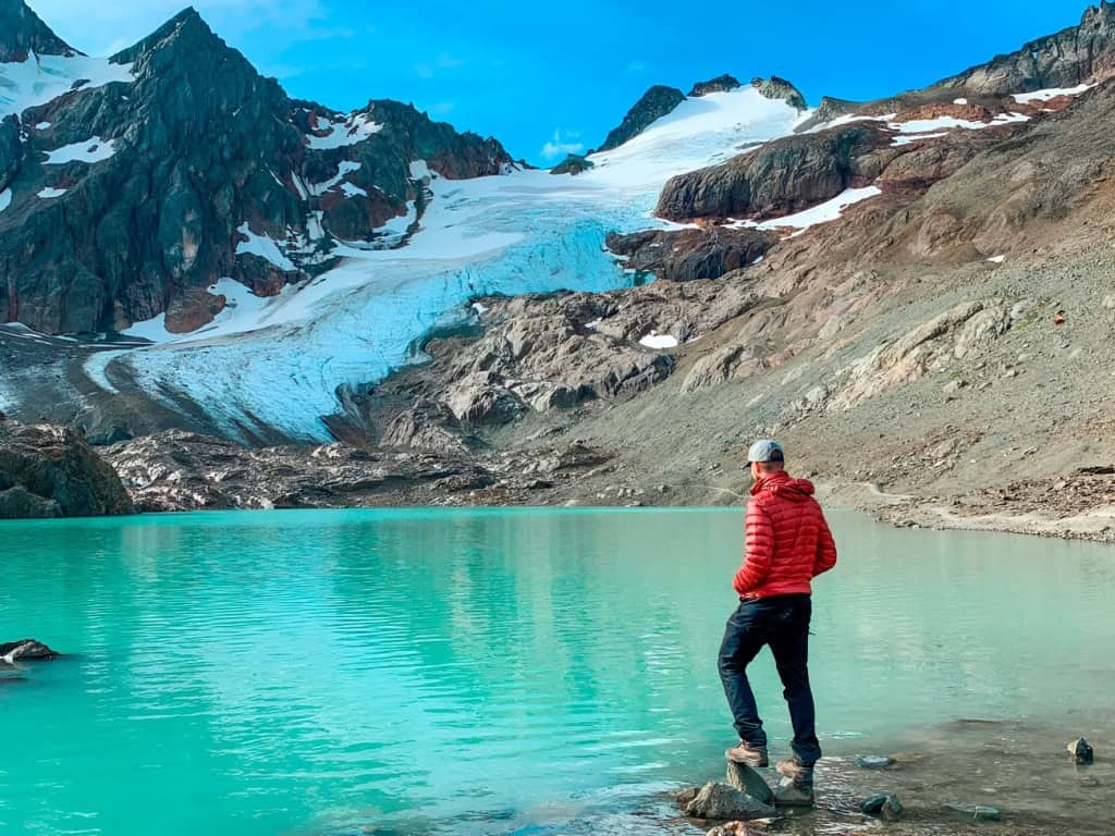 Trekking to the Vinciguerra Glacier and the Tempanos Lagoon, Ushuaia, Patagonia