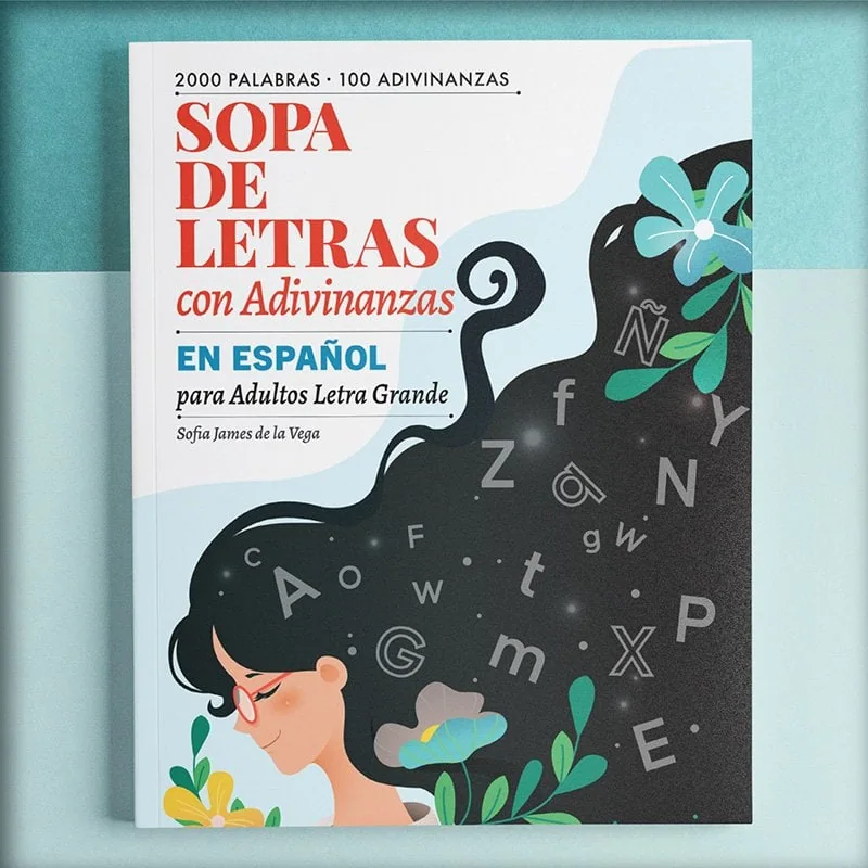 Libro de Sopas de Letras con Adivinanzas en Español