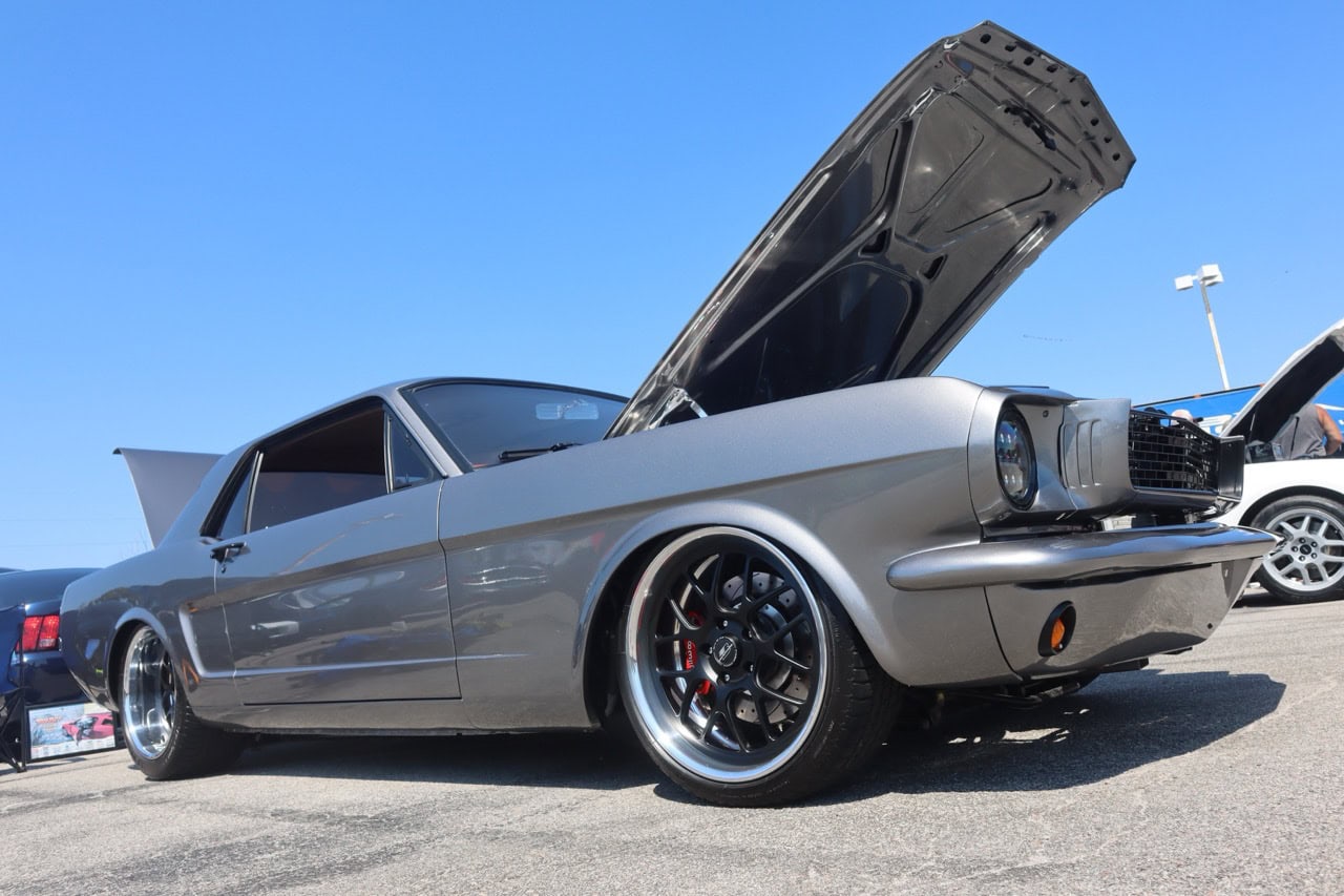 Classic Ford Mustang at Mustang Week event.
