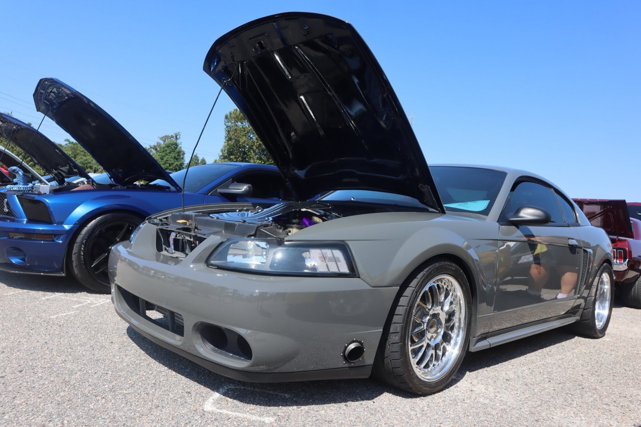 Classic Ford Mustang at Mustang Week event.