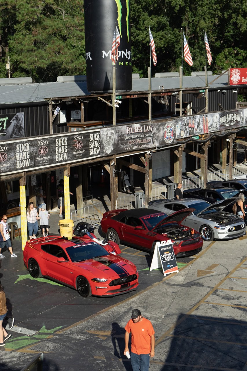 Mustang Week cars at Myrtle Beach 2025 event.