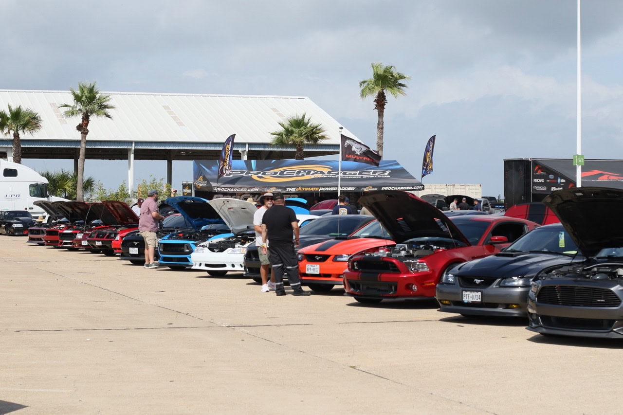 Classic Ford Mustangs at Mustang Week event in Texas 2026.