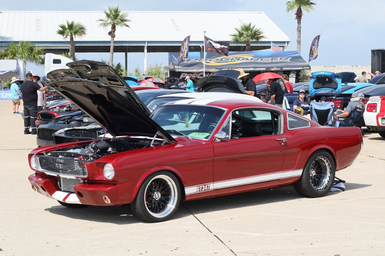 Classic 1967 Ford Mustang at Mustang Week event.