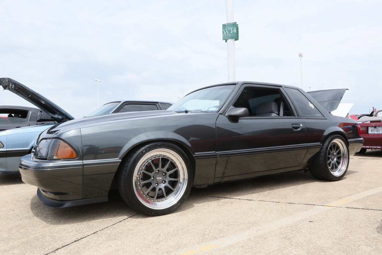 Classic Ford Mustang at Mustang Week event.