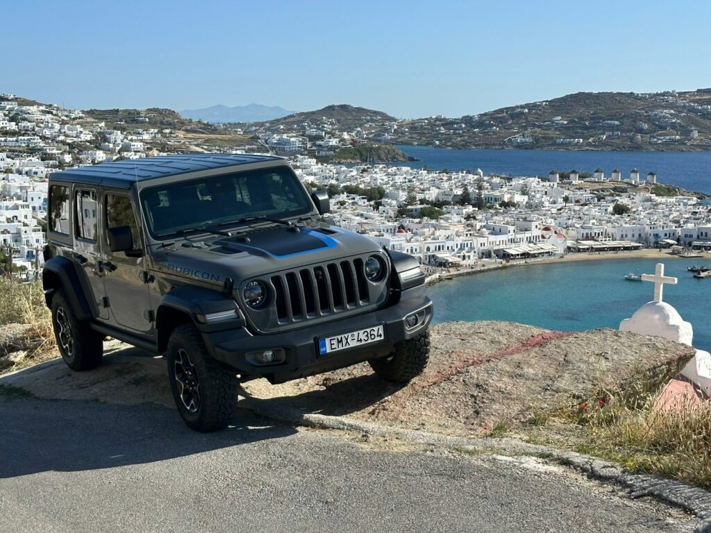 VIP vehicle Mykonos interior