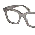 Stylish grey eyeglasses for vision correction and fashion.