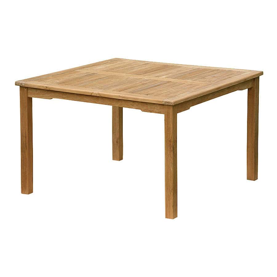 classic teak outdoor table