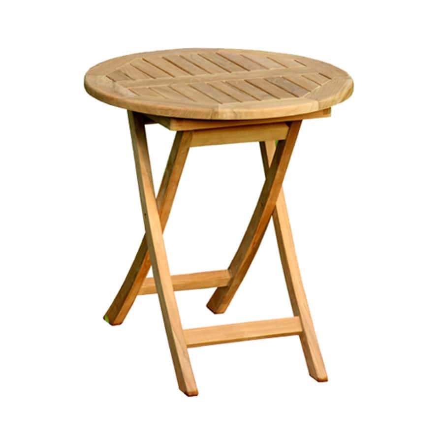 teak outdoor folding table