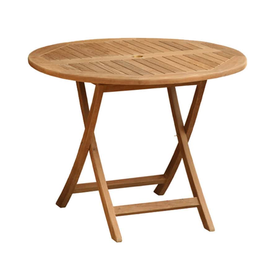 teak outdoor folding table